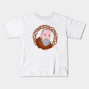 Saint Pius of Pietrelcina Padre Pio Kids T-Shirt